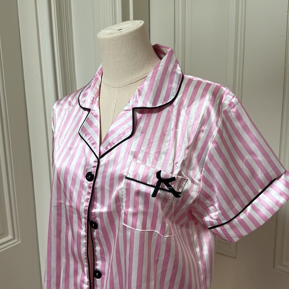 Shein Pink Striped Pajamas 🩷 - Picture 3 of 4